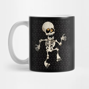 Funny Dancing Skeleton Halloween Gift Mug